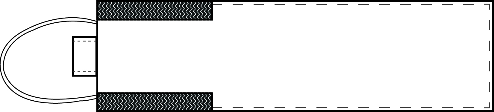 Velcro insert V2 batten pocket